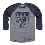 Mens Baseball T-Shirt Navy / Heather Gray
