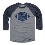 Mens Baseball T-Shirt Navy / Heather Gray